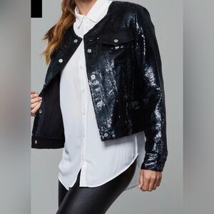 Dolce Cabo Black Sequin Jacket
